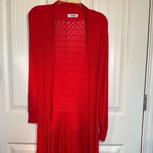 Vibrant Red Women's Cardigan